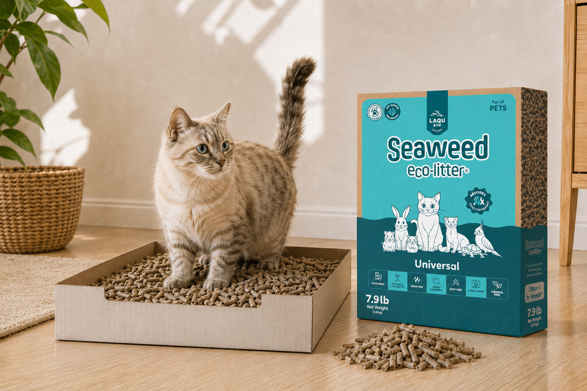 pellet shape litter laqu